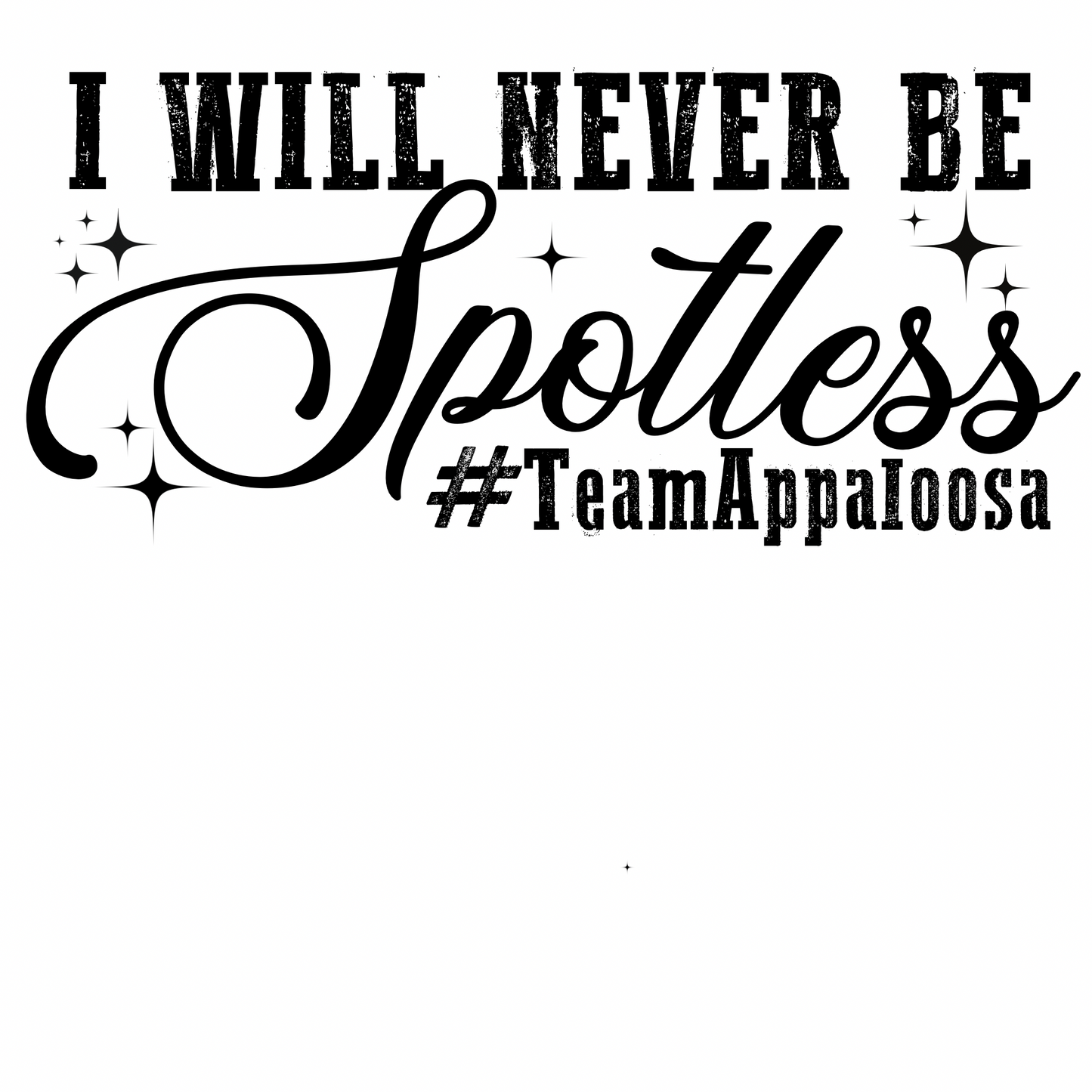 Team Appaloosa Boxy Crop Tee