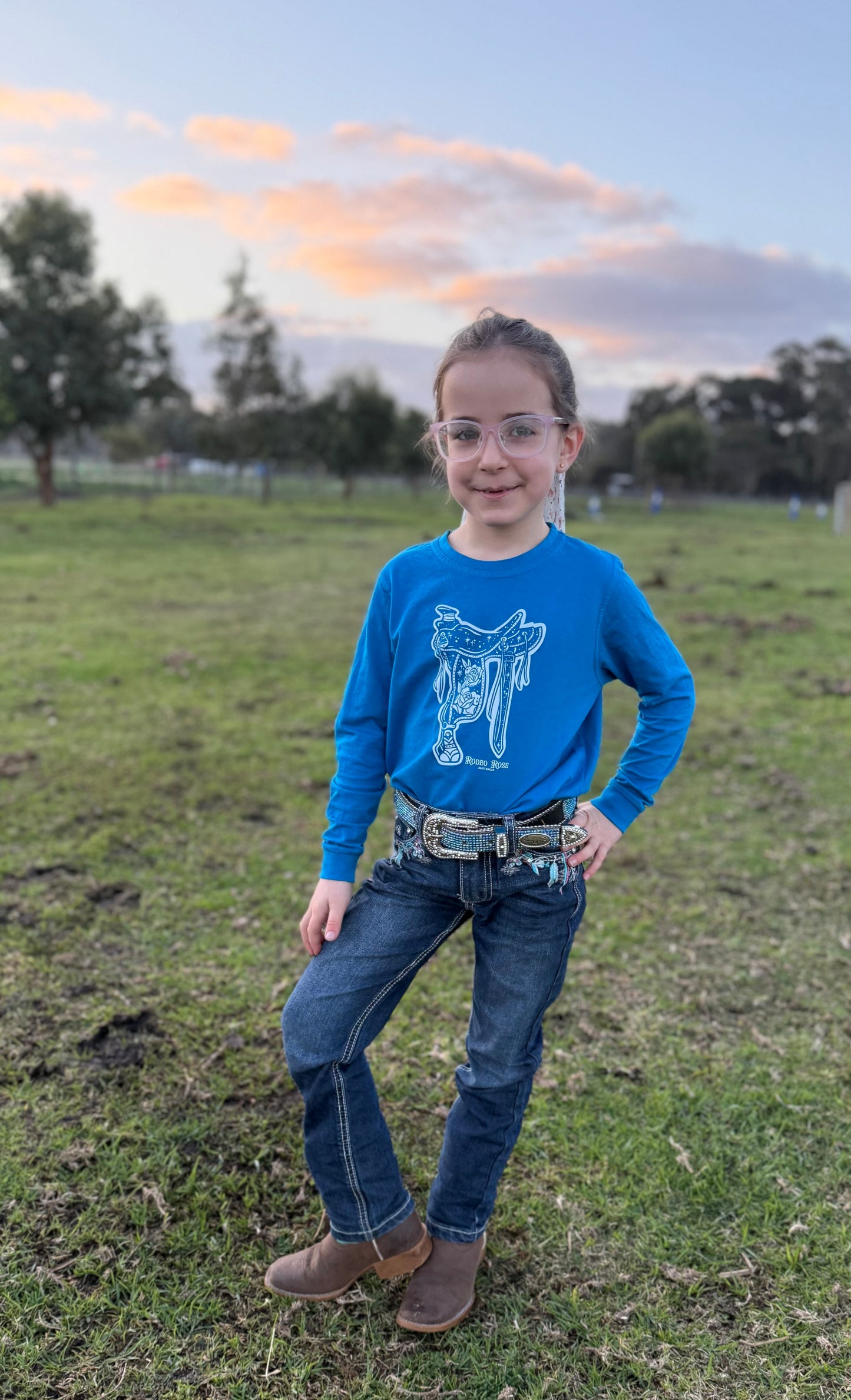 Sadie Long Sleeve Kids Tee