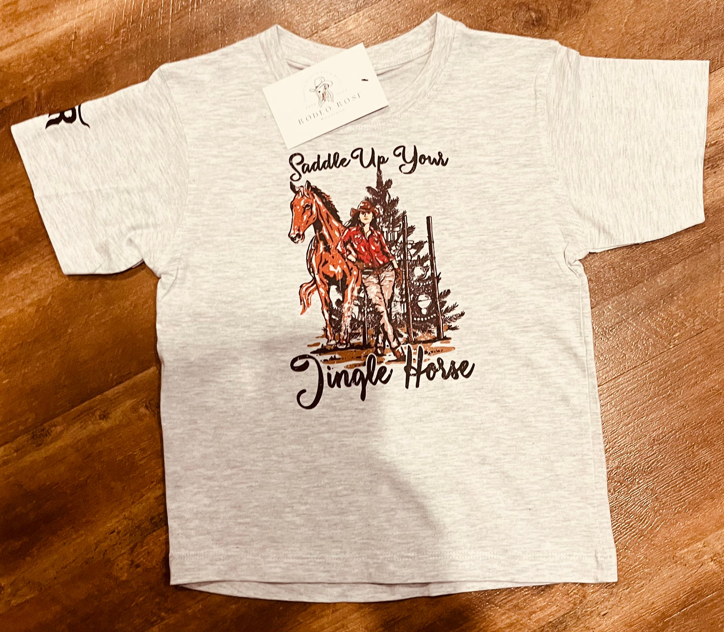 Saddle Up Your Jingle Horse Kids Tee