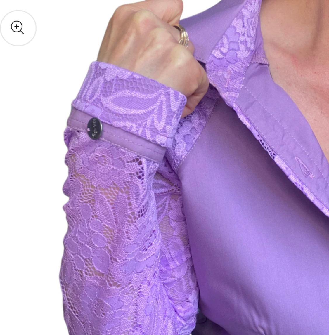 Bridy 1/2 Lace Western Shirt