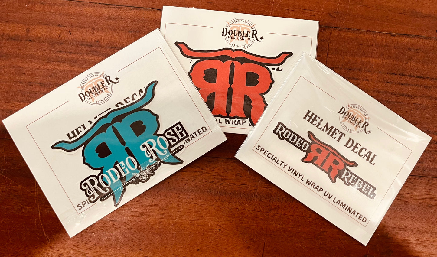 Rodeo Rose Helmet Decal