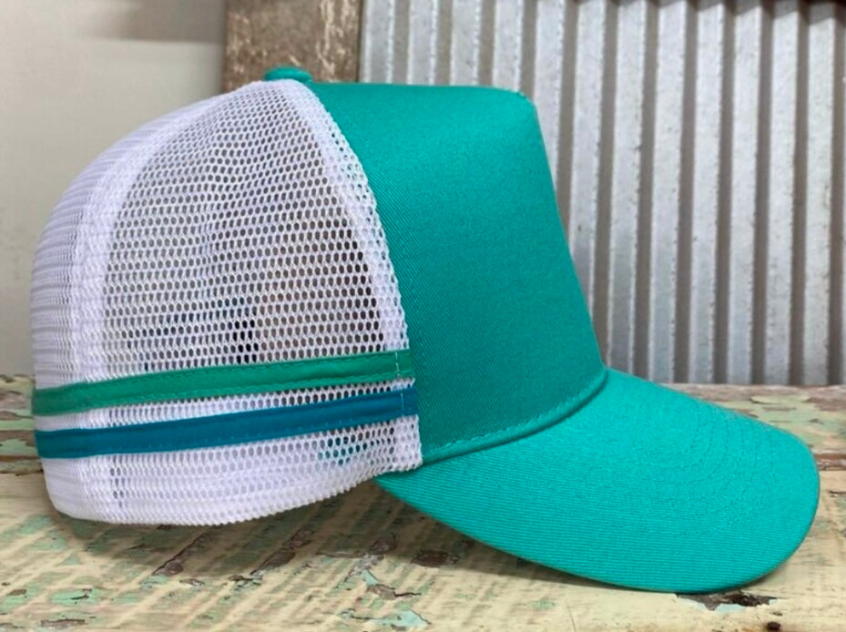 Double R Western Co Trucker Cap Ponytail Style