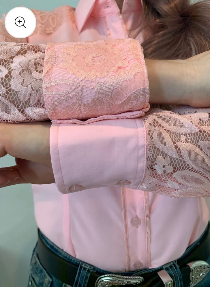 Airlea 1/2 Lace Western Shirt