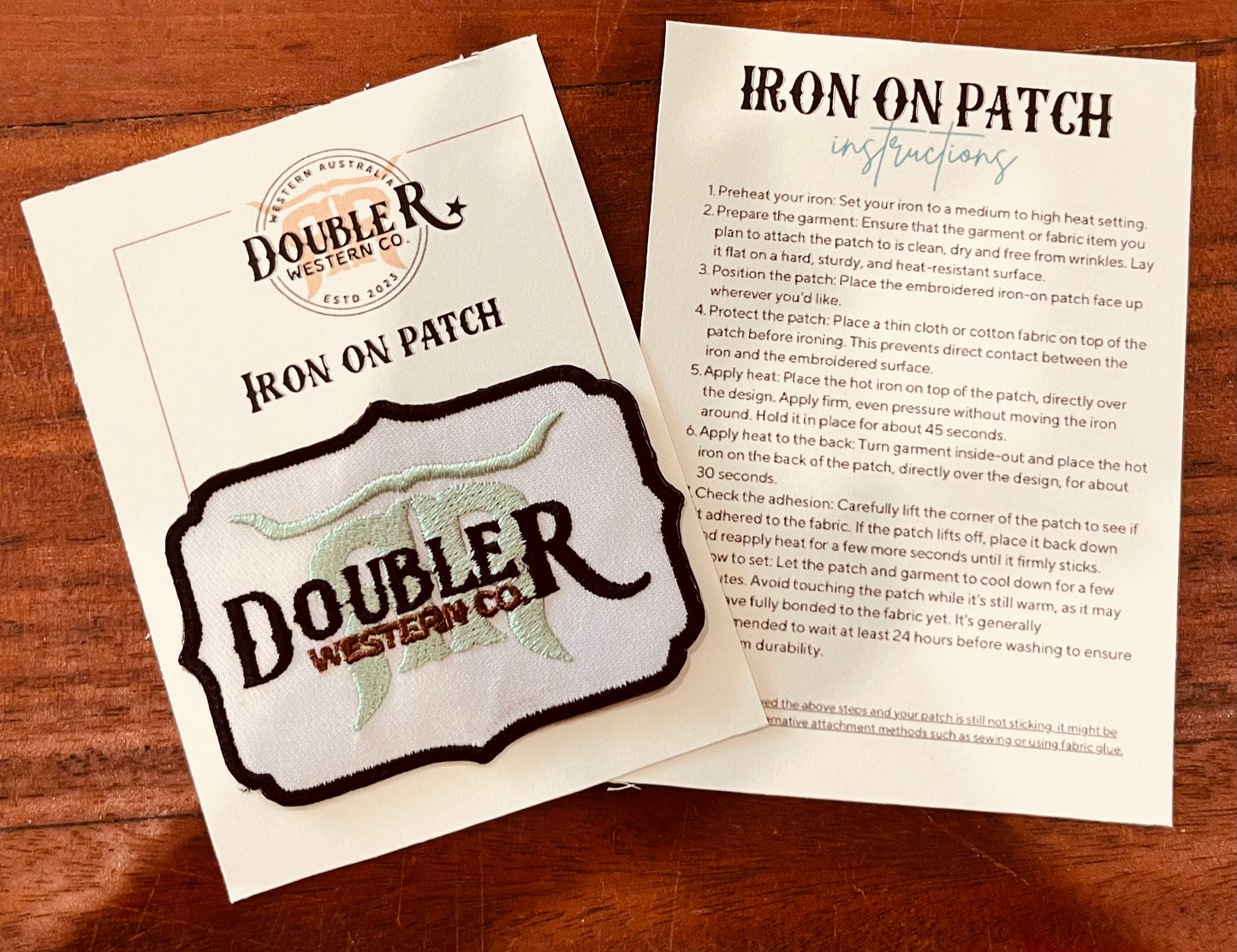 Double R Western Co. Embriodered Patch