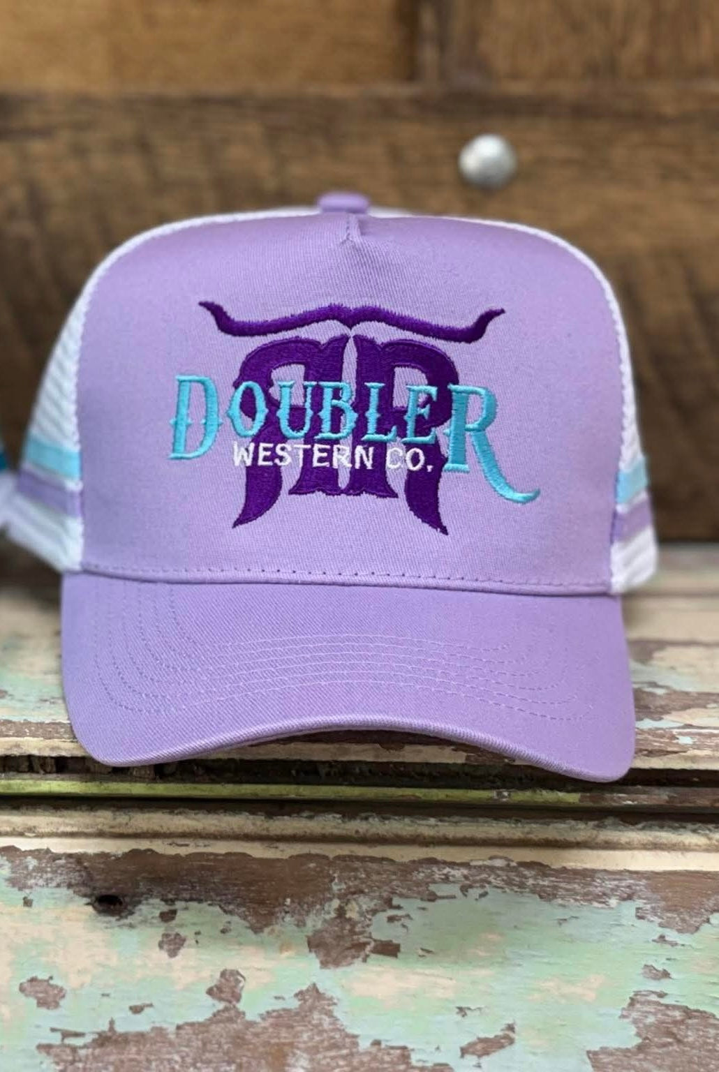 Double R Western Co Trucker Cap Ponytail Style