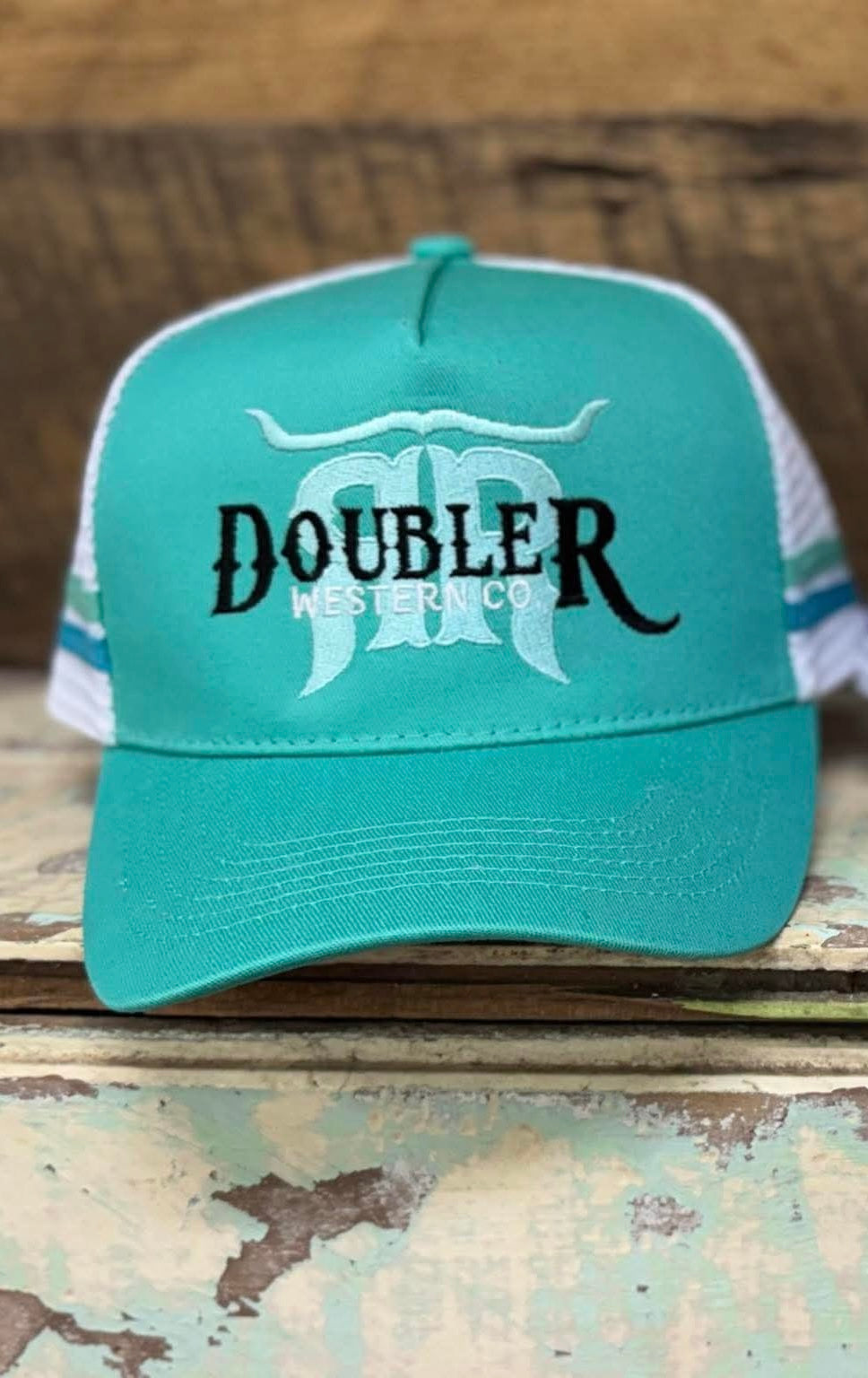 Double R Western Co Trucker Cap Ponytail Style