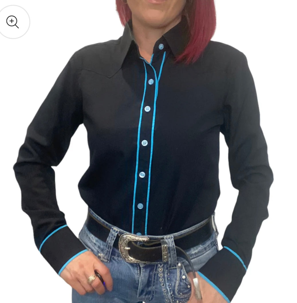 Amanda Pipped Western Shirt