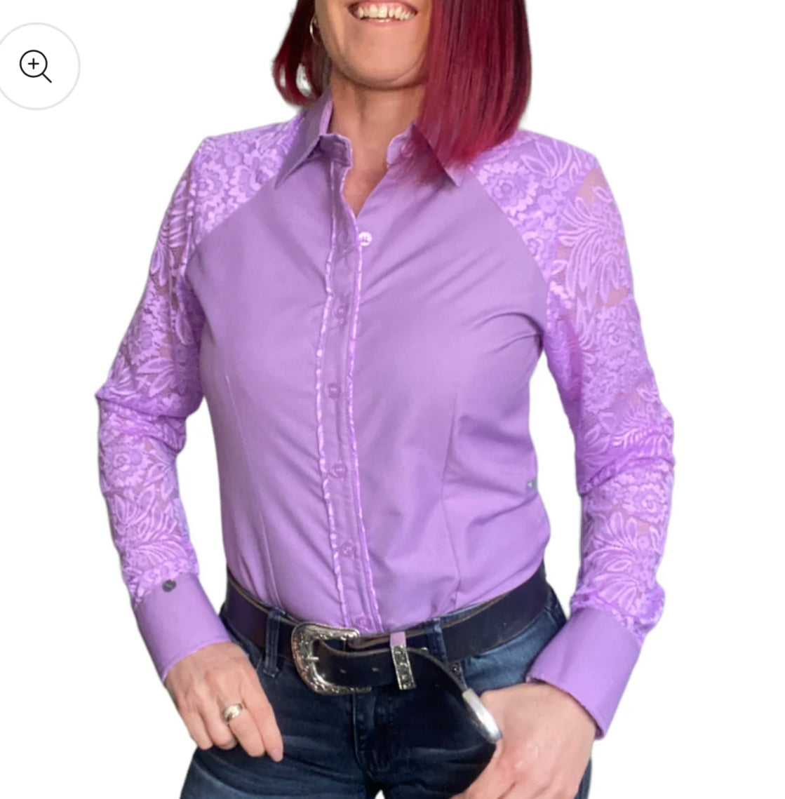 Bridy 1/2 Lace Western Shirt
