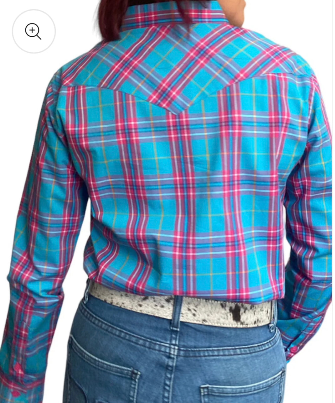 SAFFI Ladies Check Western Shirt