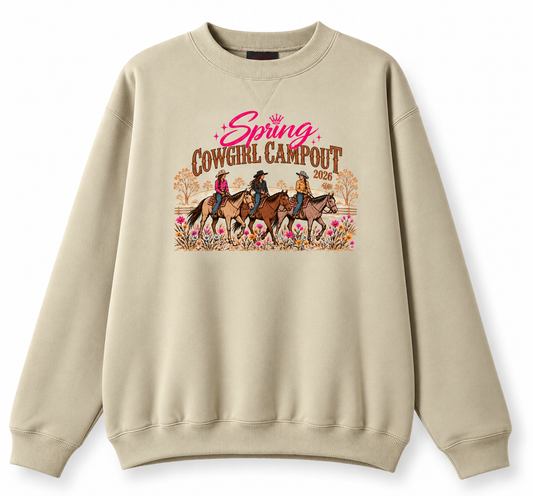 King Saddle Co - 2026 Spring Cowgirl Campout Jumper & Hoodie