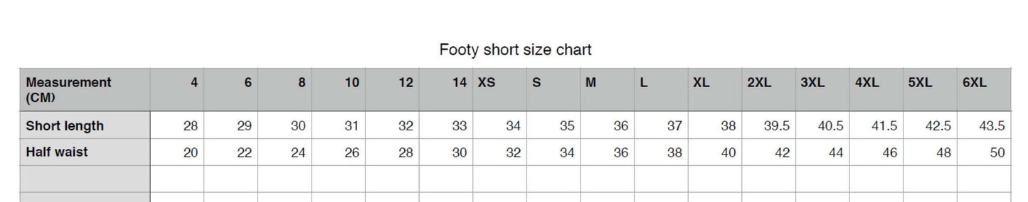 Rodeo Rose Footy Shorts
