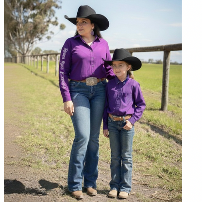 Kids Rose Stretch Arena Shirt