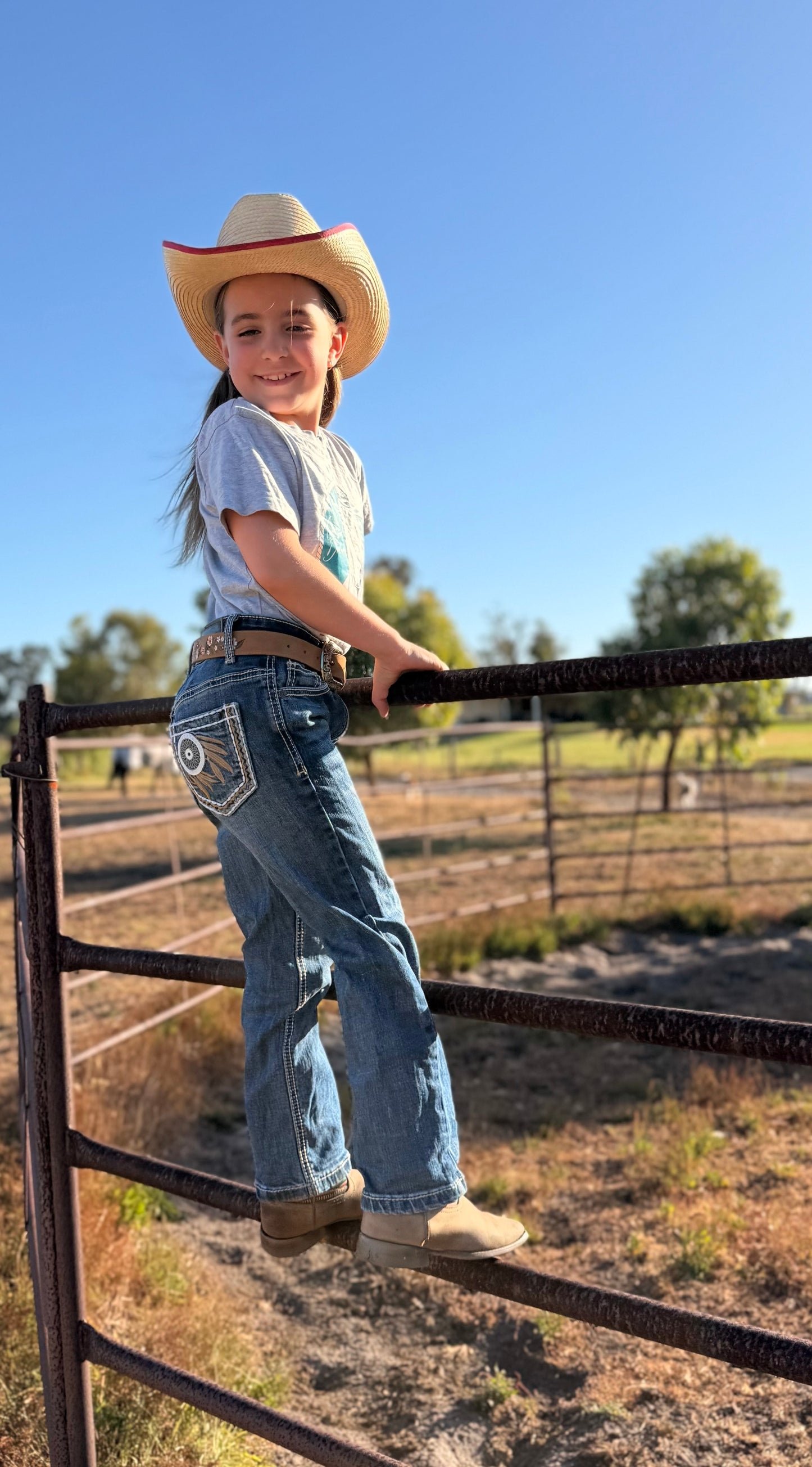 Outback Supply Kids Bling Jeans