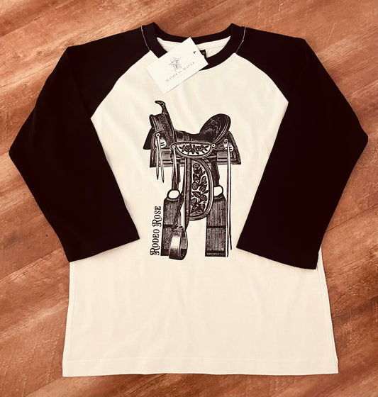Vintage Saddle 3/4 Tee