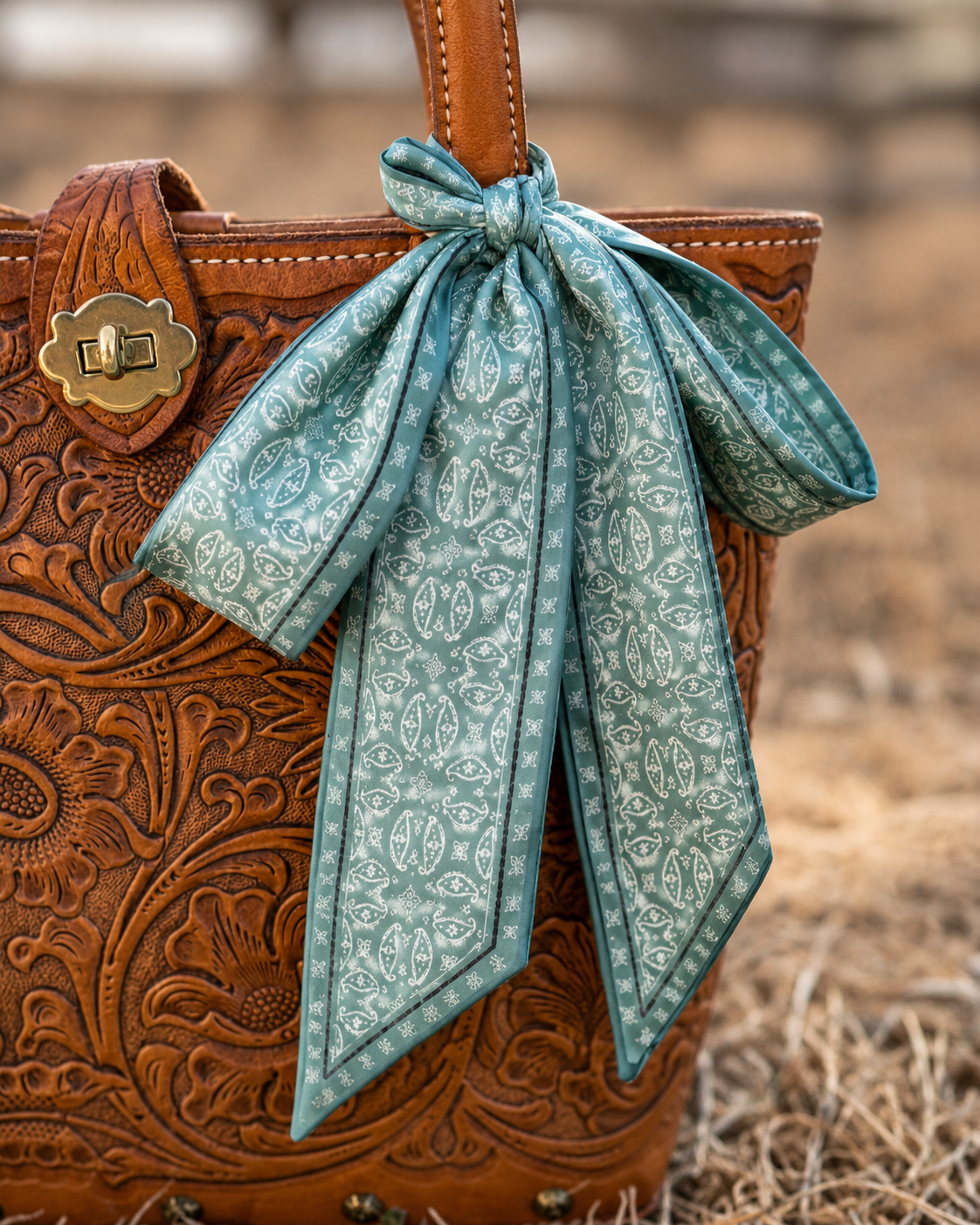 Pretty Paisley Twilly Tie