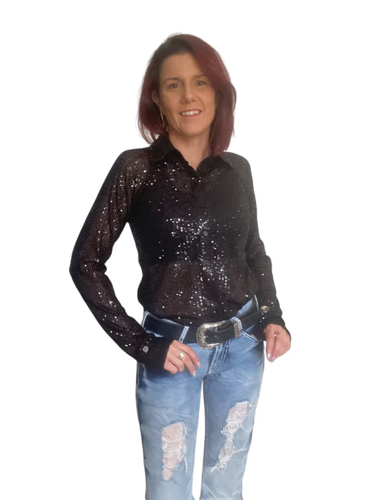 Ola Sparkle Stretch Western Shirt
