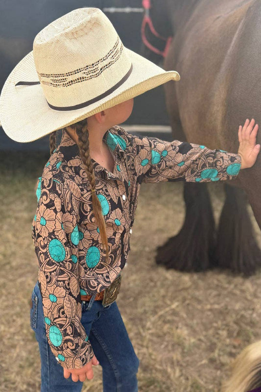 Mini Tattoos On This Town Pearl Snap