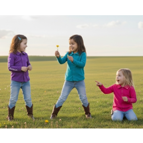 Kids Rose Stretch Arena Shirt