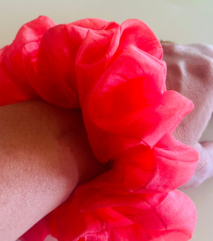 Strawberry Cloud Scrunchie