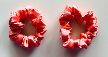 Watermelon Satin Scrunchie
