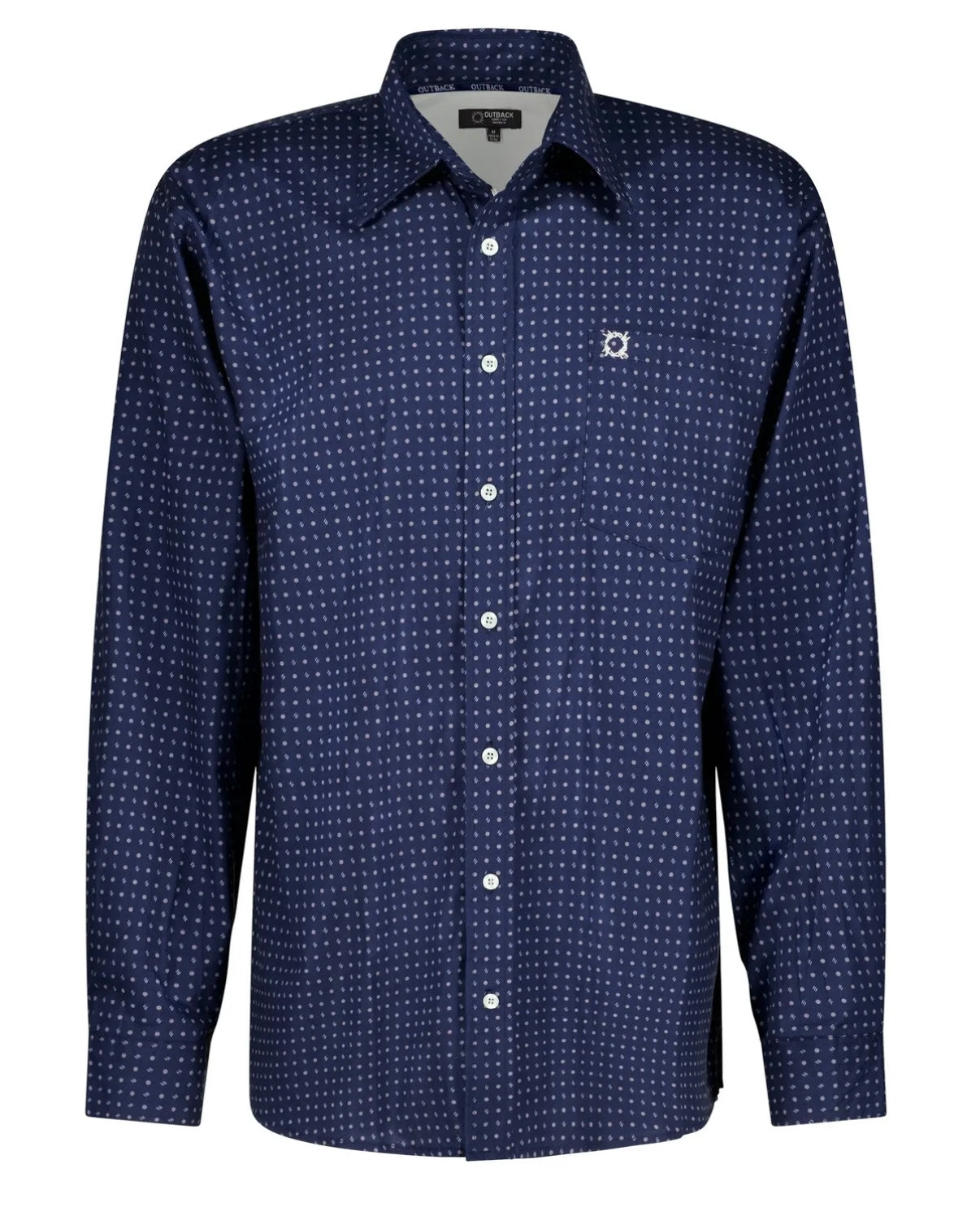 Outback Men's Classic Cotton Long Sleeve Shirt