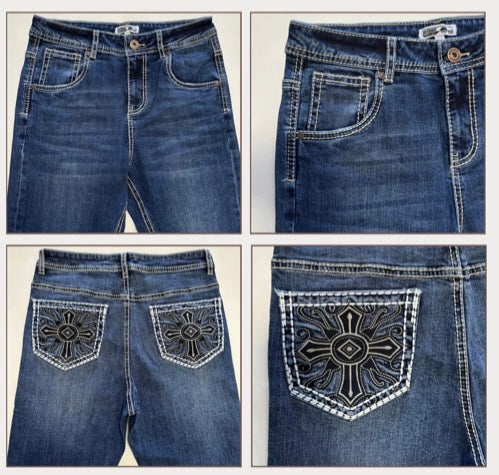 Outback Supply Kids Bling Jeans