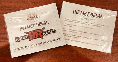 Rodeo Rebel Helmet Decal
