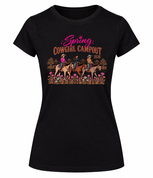 King Saddle Co - 2026 Spring Cowgirl Campout Tee