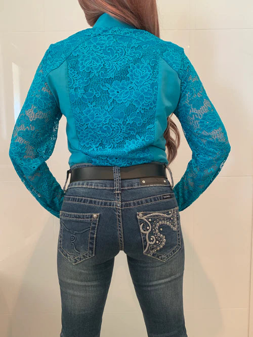 Bec 1/2 Lace Western Shirt