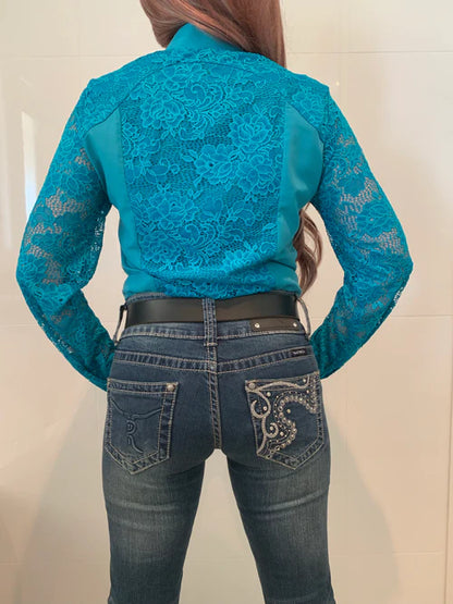 Bec 1/2 Lace Western Shirt