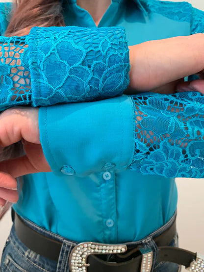Bec 1/2 Lace Western Shirt