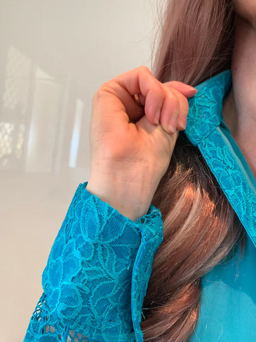 Bec 1/2 Lace Western Shirt – Double R Western Co.